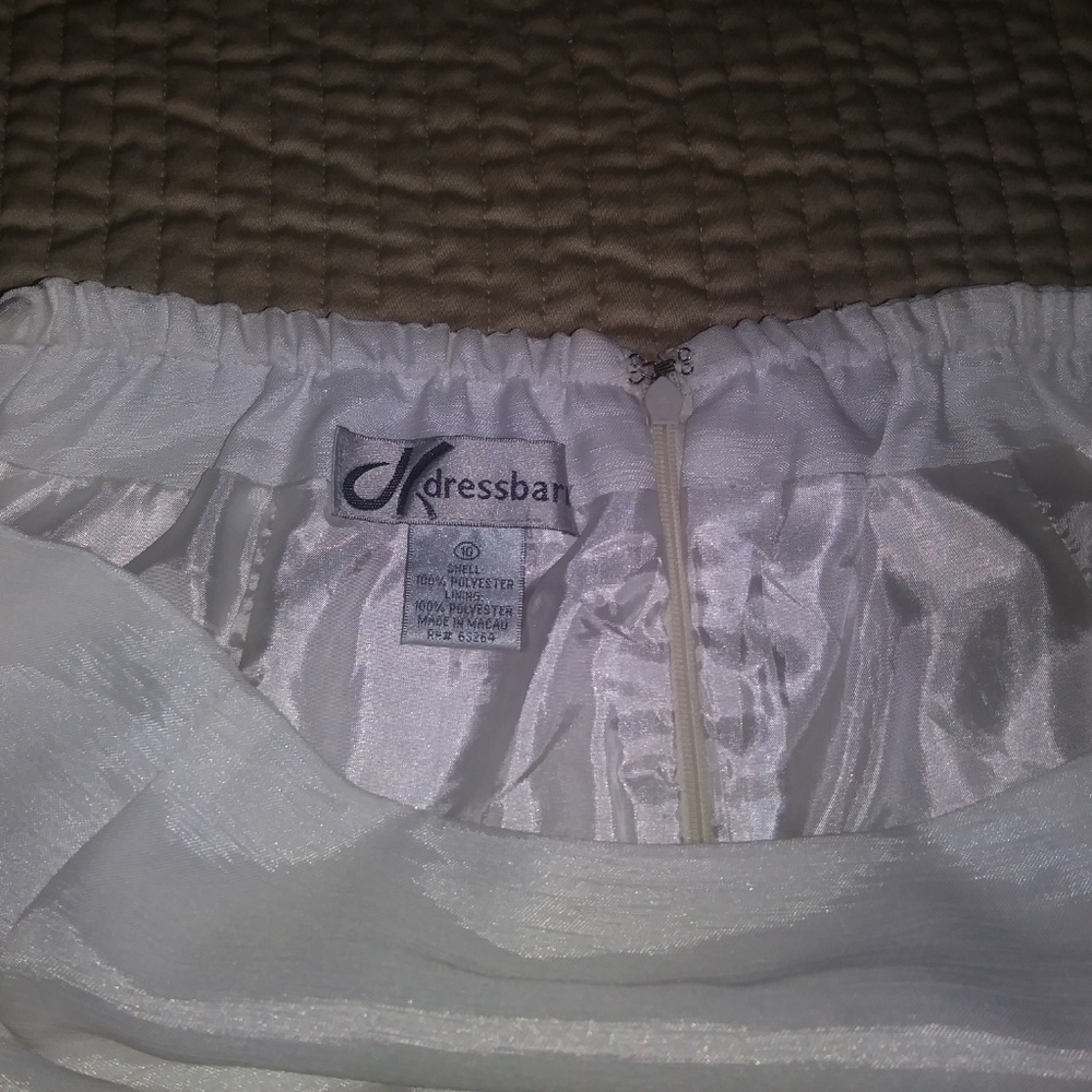 White Skirt with Accent Beading by Dress Barn - Picture 7 of 7